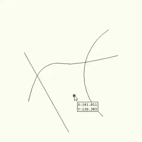 Animated trimming and deleting of lines in a CAD workspace